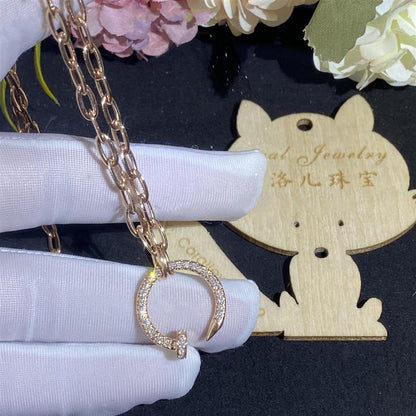 [Rose Tomorrow]JUSTE NECKLACE FULL DIAMONDS