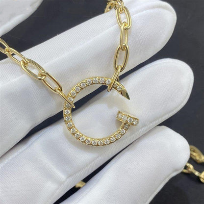 [Rose Tomorrow]JUSTE NECKLACE FULL DIAMONDS