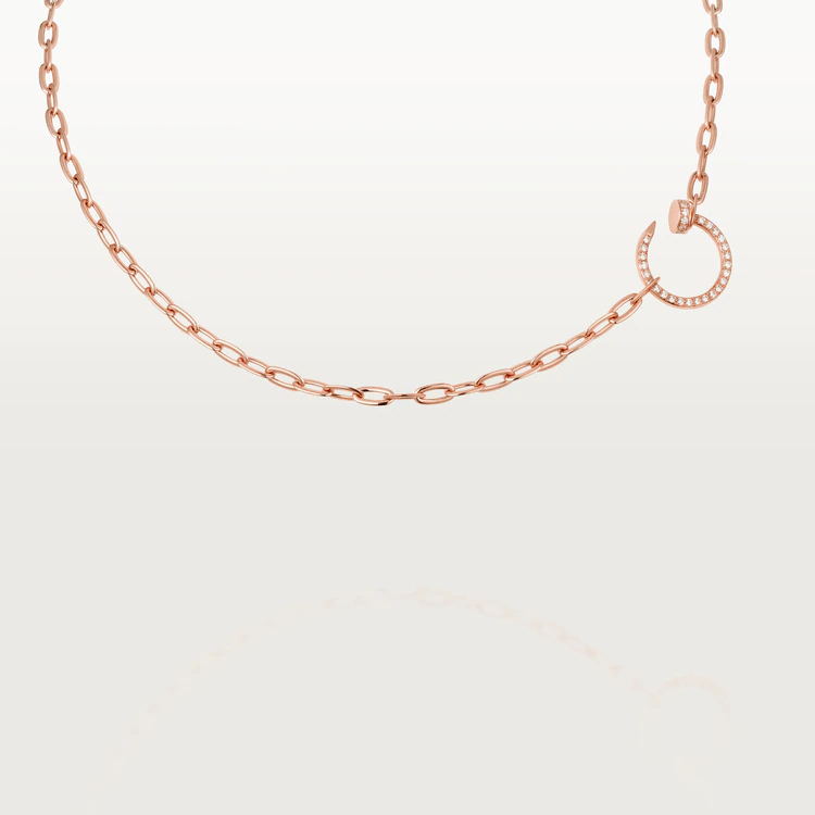 [Rose Tomorrow]JUSTE NECKLACE FULL DIAMONDS