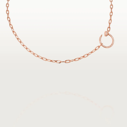 [Rose Tomorrow]JUSTE NECKLACE FULL DIAMONDS