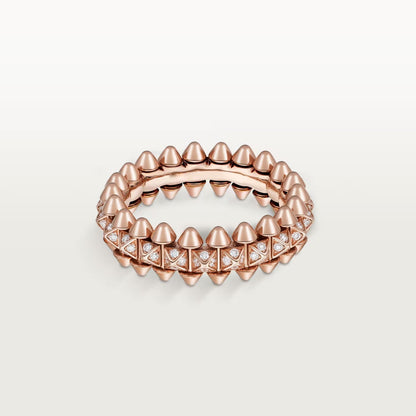 [Rose Tomorrow]CLASH 6.4MM SMALL FULL DIAMOND RING