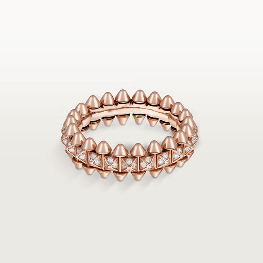 [Rose Tomorrow]CLASH 6.4MM SMALL FULL DIAMOND RING
