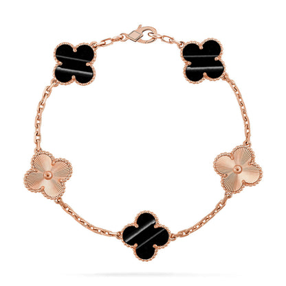 [Rose Tomorrow] CLOVER 5 MOTIF PULSAR STONE BRACELET COLLECTION