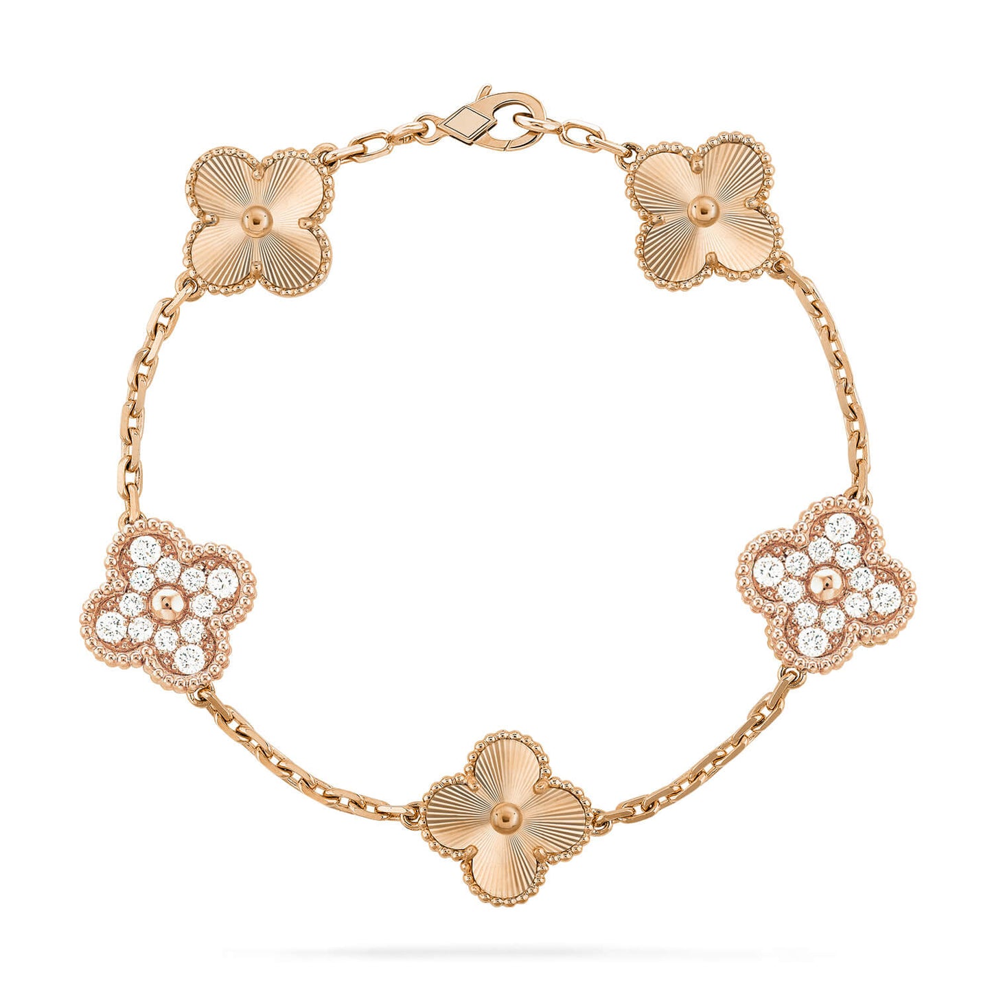 [Rose Tomorrow] CLOVER 5 MOTIF LASER BRACELET COLLECTION