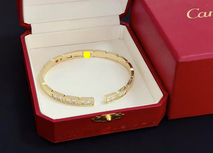 [Rose Tomorrow]LOVE DIAMOND OPEN  BRACELET