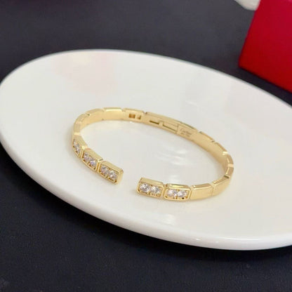[Rose Tomorrow]LOVE DIAMOND OPEN  BRACELET