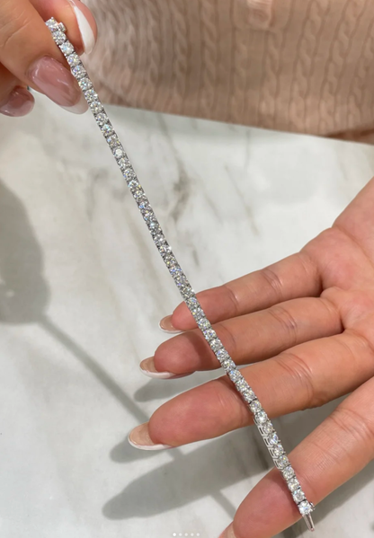 [Rose Tomorrow]  CLASSIC BASEBALL BRACELAT, 52 DIAMOND