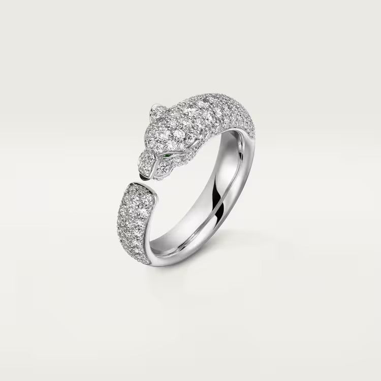 [Rose Tomorrow]PANTHERE FULL DIAMOND SMALL RING