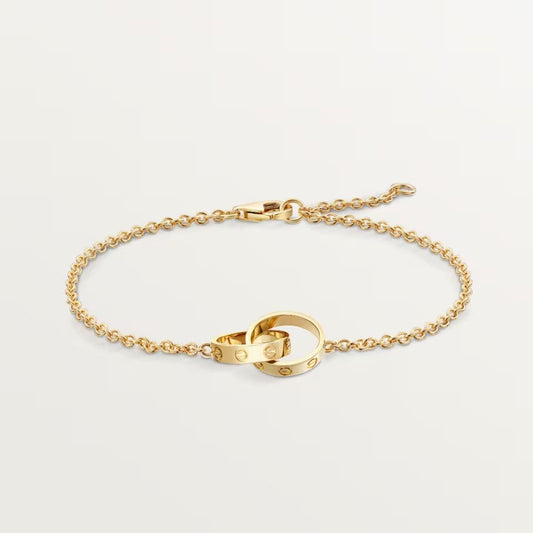 [Rose Tomorrow]LOVE BRACELET DOUBLE RING