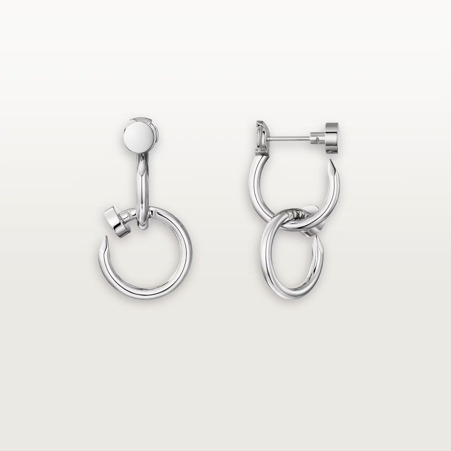 [Rose Tomorrow]JUSTE NO DIAMOND DOUBLE EARRINGS