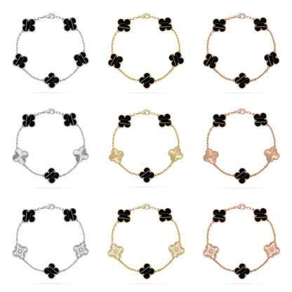 [Rose Tomorrow] CLOVER 5 MOTIF PULSAR STONE BRACELET COLLECTION