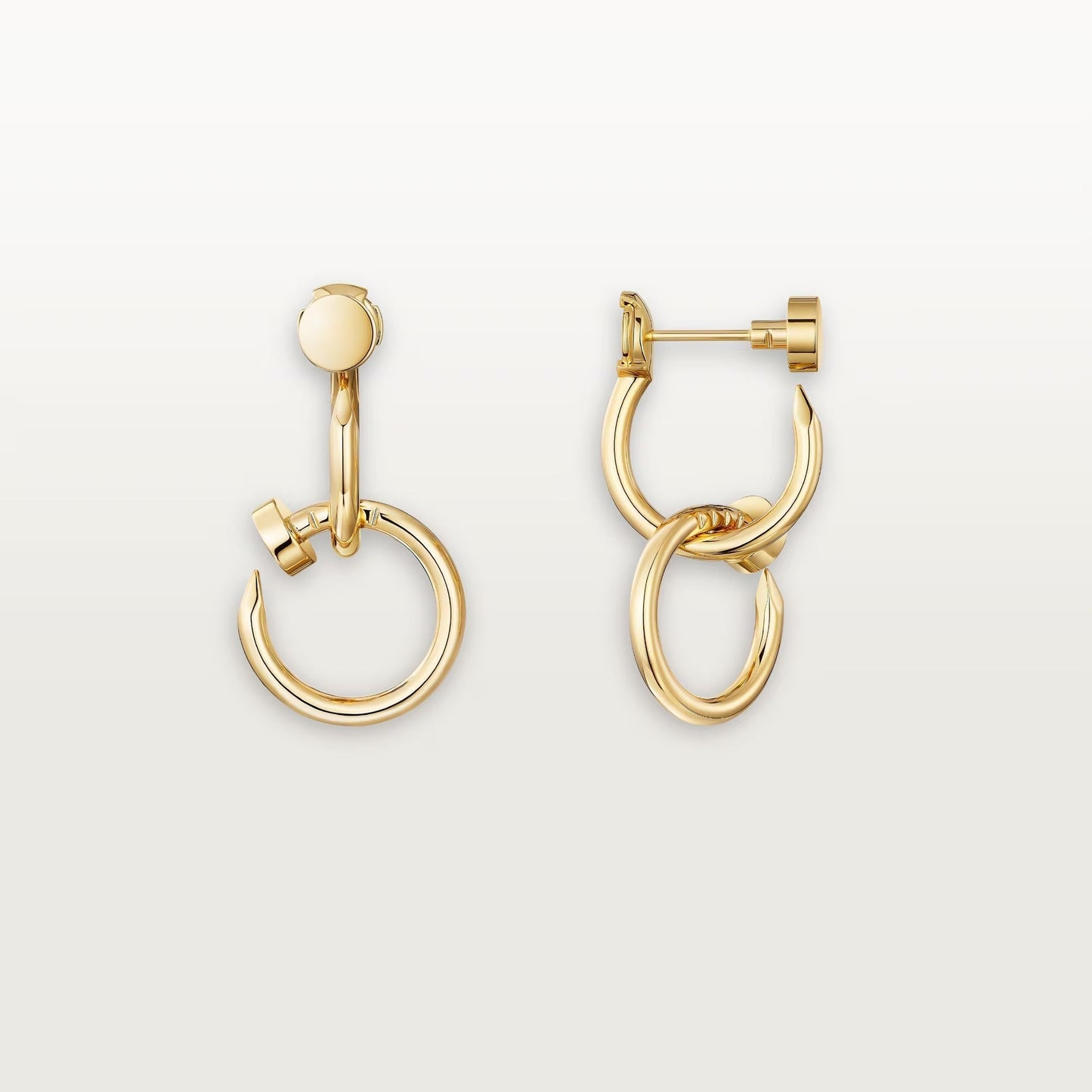 [Rose Tomorrow]JUSTE NO DIAMOND DOUBLE EARRINGS