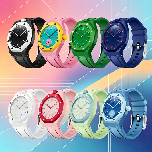 Royal Oak Pop Exclusive Bioceramic Case & Silicone Strap(Rwith Cradle)