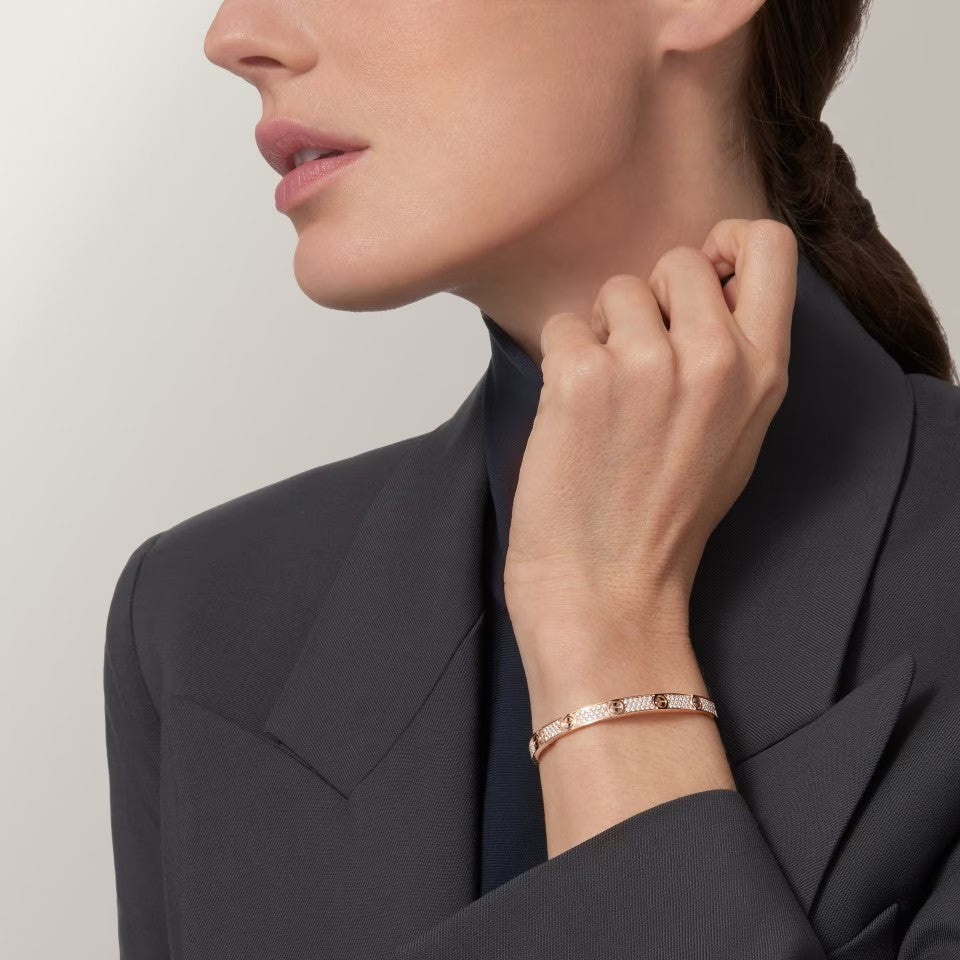 [Rose Tomorrow]LOVE BRACELET 4.8MM DIAMOND-PAVED