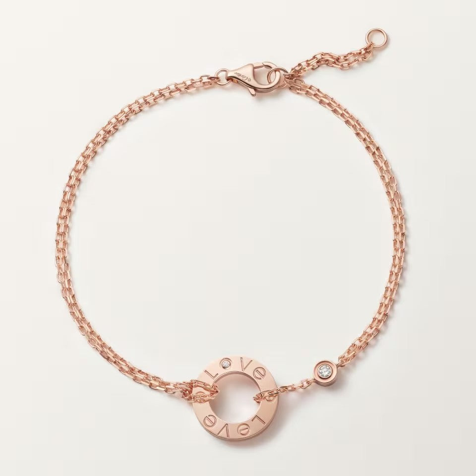 [Rose Tomorrow]LOVE BRACELET 2 DIAMOND