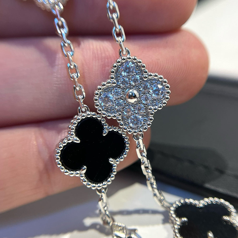 [Rose Tomorrow] CLOVER 5 MOTIF ONYXS BRACELET COLLECTION