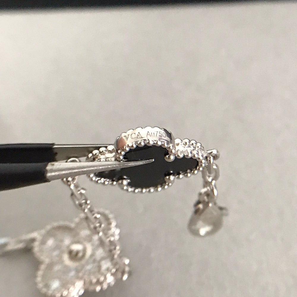 [Rose Tomorrow] CLOVER 5 MOTIF ONYXS BRACELET COLLECTION