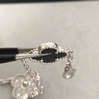 [Rose Tomorrow] CLOVER 5 MOTIF ONYXS BRACELET COLLECTION