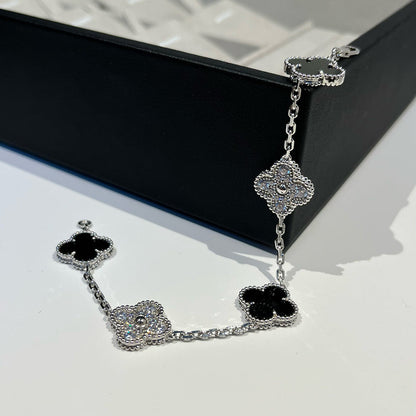[Rose Tomorrow] CLOVER 5 MOTIF ONYXS BRACELET COLLECTION