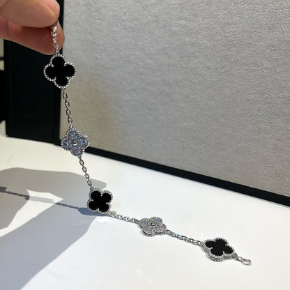 [Rose Tomorrow] CLOVER 5 MOTIF ONYXS BRACELET COLLECTION