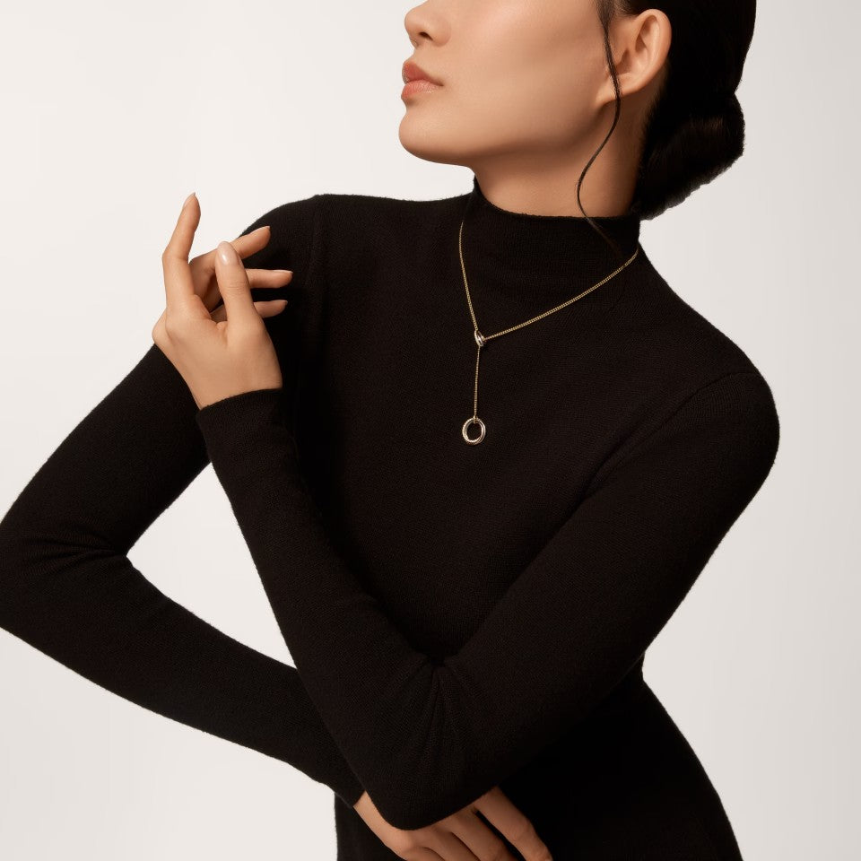 [Rose Tomorrow]TRINITY DIAMONDS NECKLACE