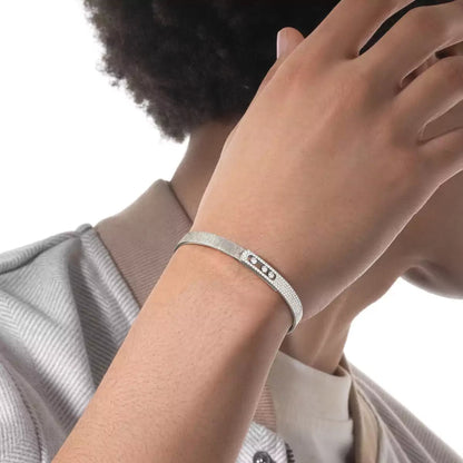 [✨Rose💎]Move Noa Cisel茅 half pave bangle