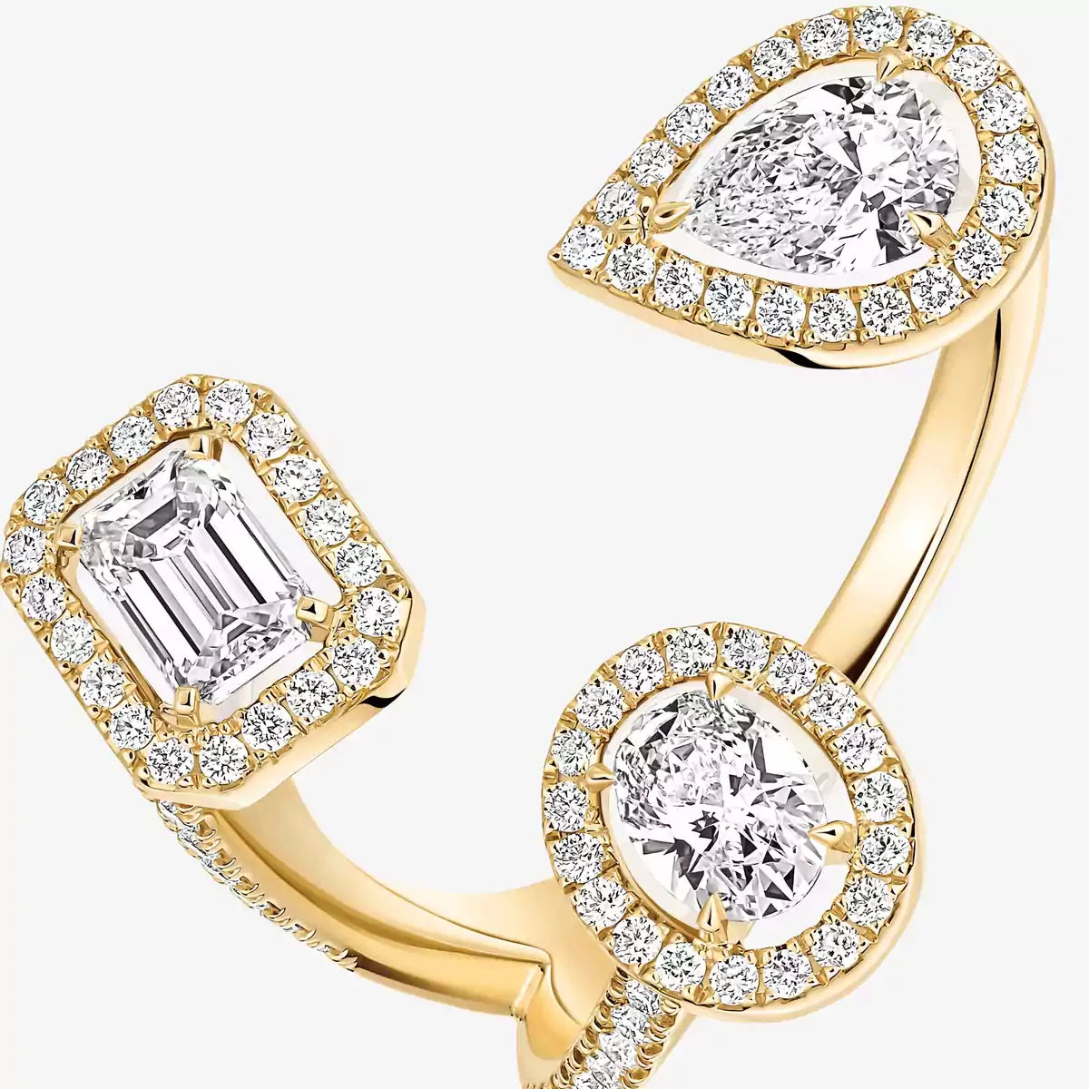 [[✨Rose💎] Diamond Ring 0,25ct My Twin Trilogy