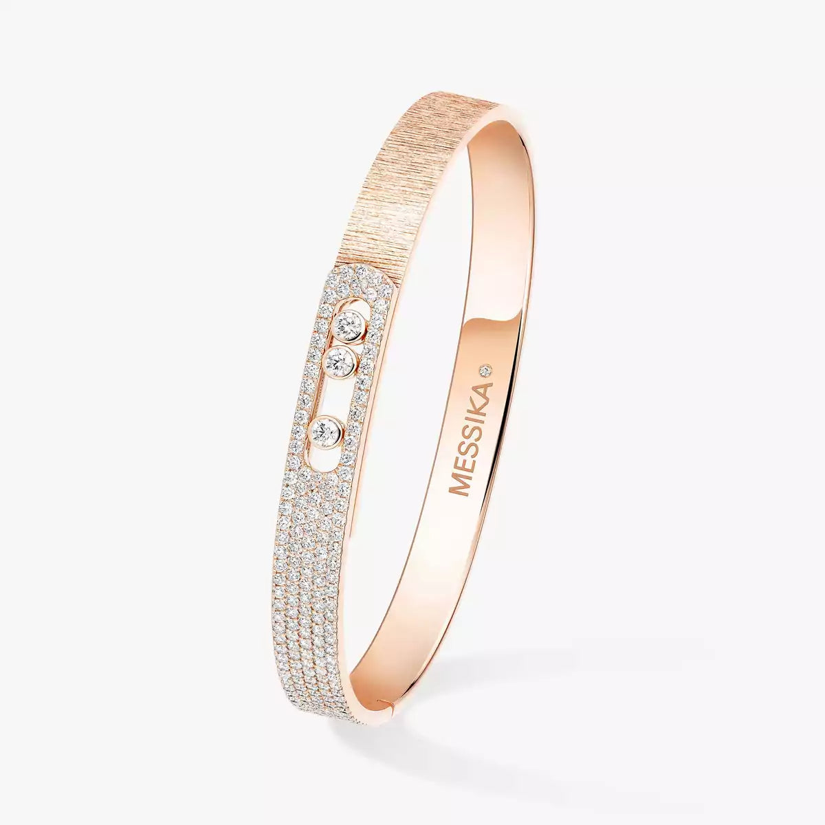 [✨Rose💎]Move Noa Cisel茅 half pave bangle