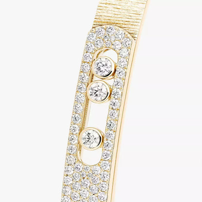 [✨Rose💎]Move Noa Cisel茅 half pave bangle