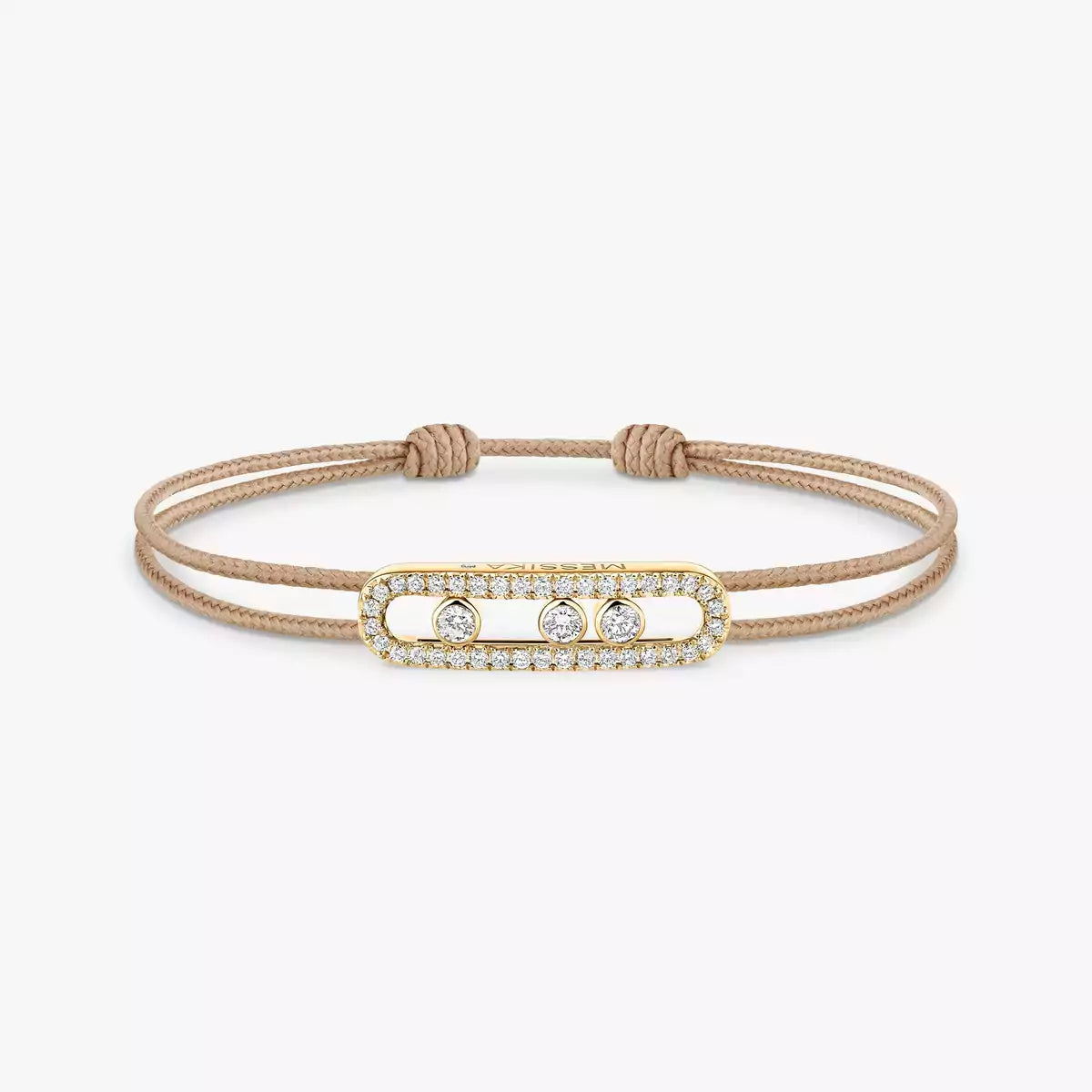 [✨Rose💎]MK Care(s) pink cord pave bracelet