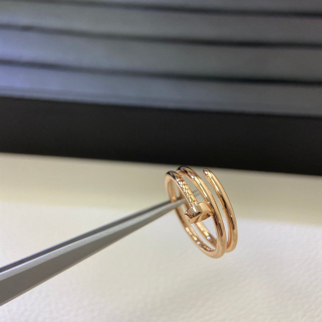 [Rose Tomorrow]SMOOTH THREE-BAND NAIL RING