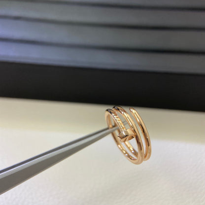 [Rose Tomorrow]SMOOTH THREE-BAND NAIL RING