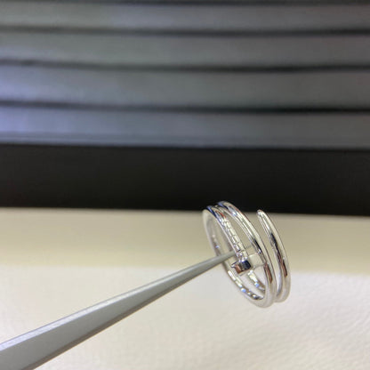 [Rose Tomorrow]SMOOTH THREE-BAND NAIL RING