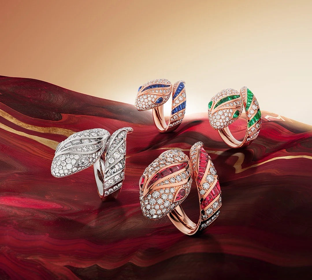 [Rose Tomorrow]BRAND NEW LUXURY RED SNAKE RING