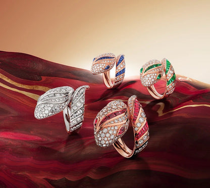 [Rose Tomorrow]BRAND NEW LUXURY RED SNAKE RING