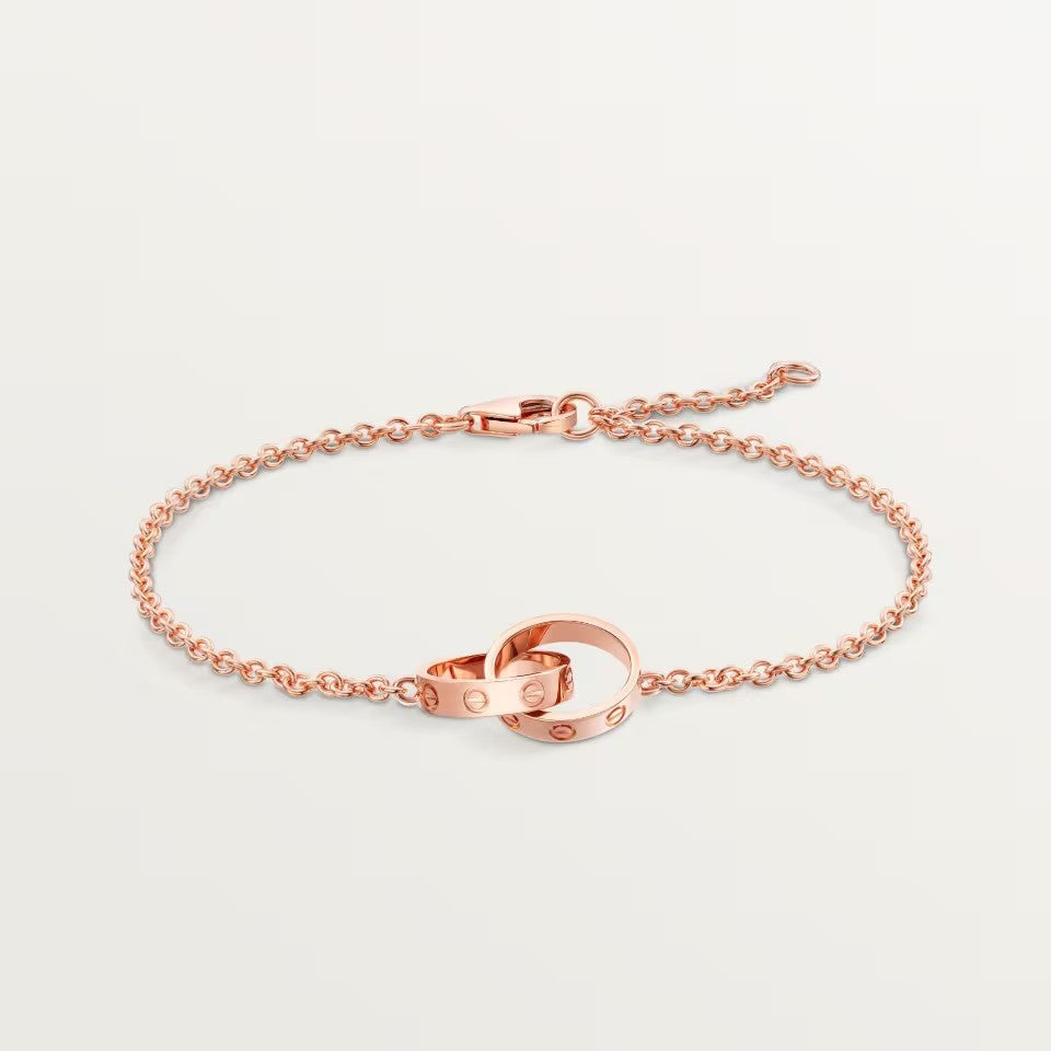 [Rose Tomorrow]LOVE BRACELET DOUBLE RING