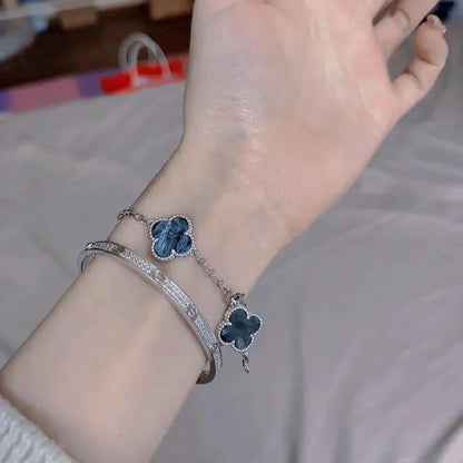 [Rose Tomorrow]CLOVER 5 MOTIF PIETERSITE BRACELET COLLECTION