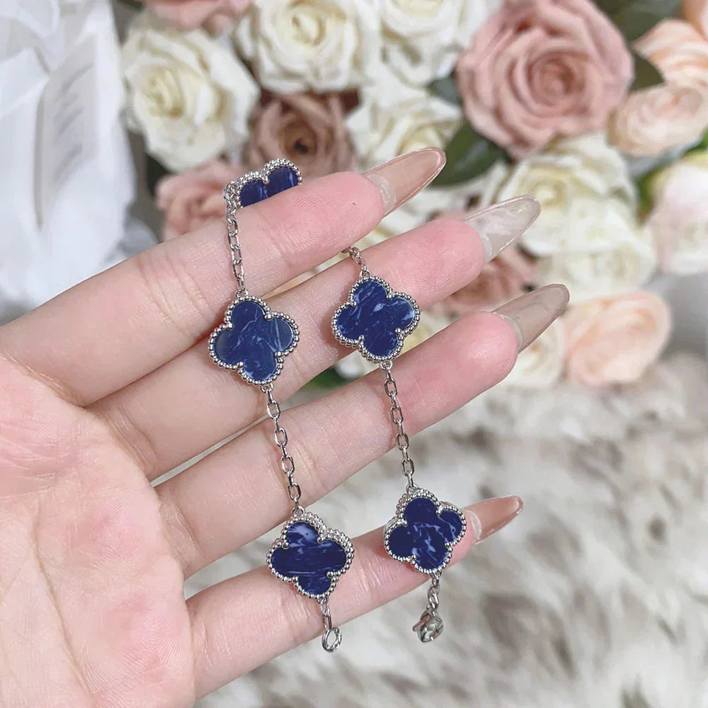 [Rose Tomorrow]CLOVER 5 MOTIF PIETERSITE BRACELET COLLECTION
