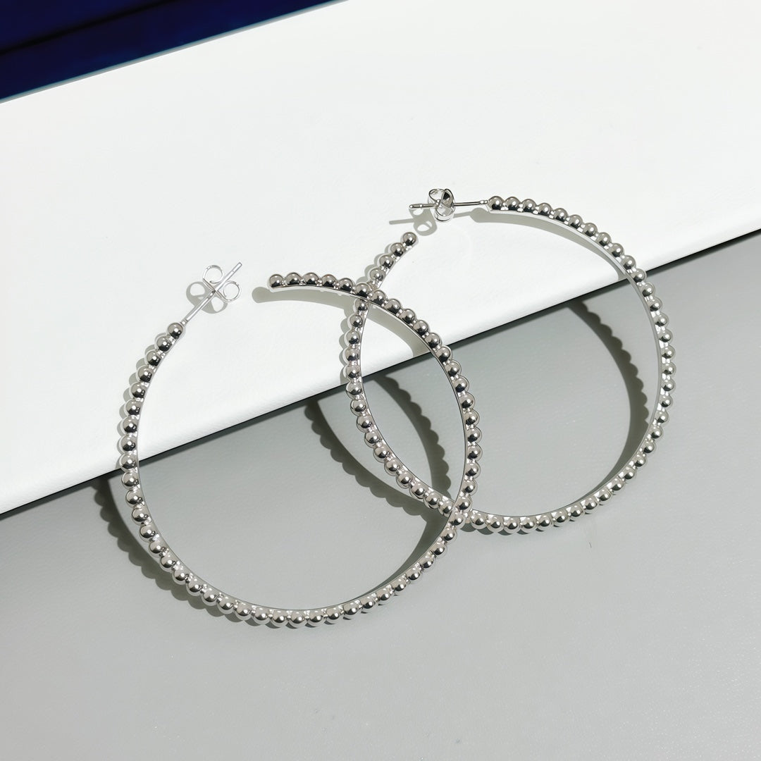 [Rose Tomorrow] SMOOTH BEAD STUD EARRINGS