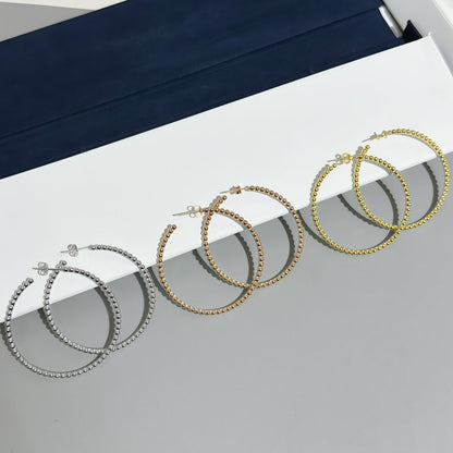 [Rose Tomorrow] SMOOTH BEAD STUD EARRINGS