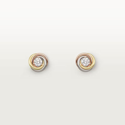 [Rose Tomorrow]TRINITY STUD DIAMOND EARRINGS