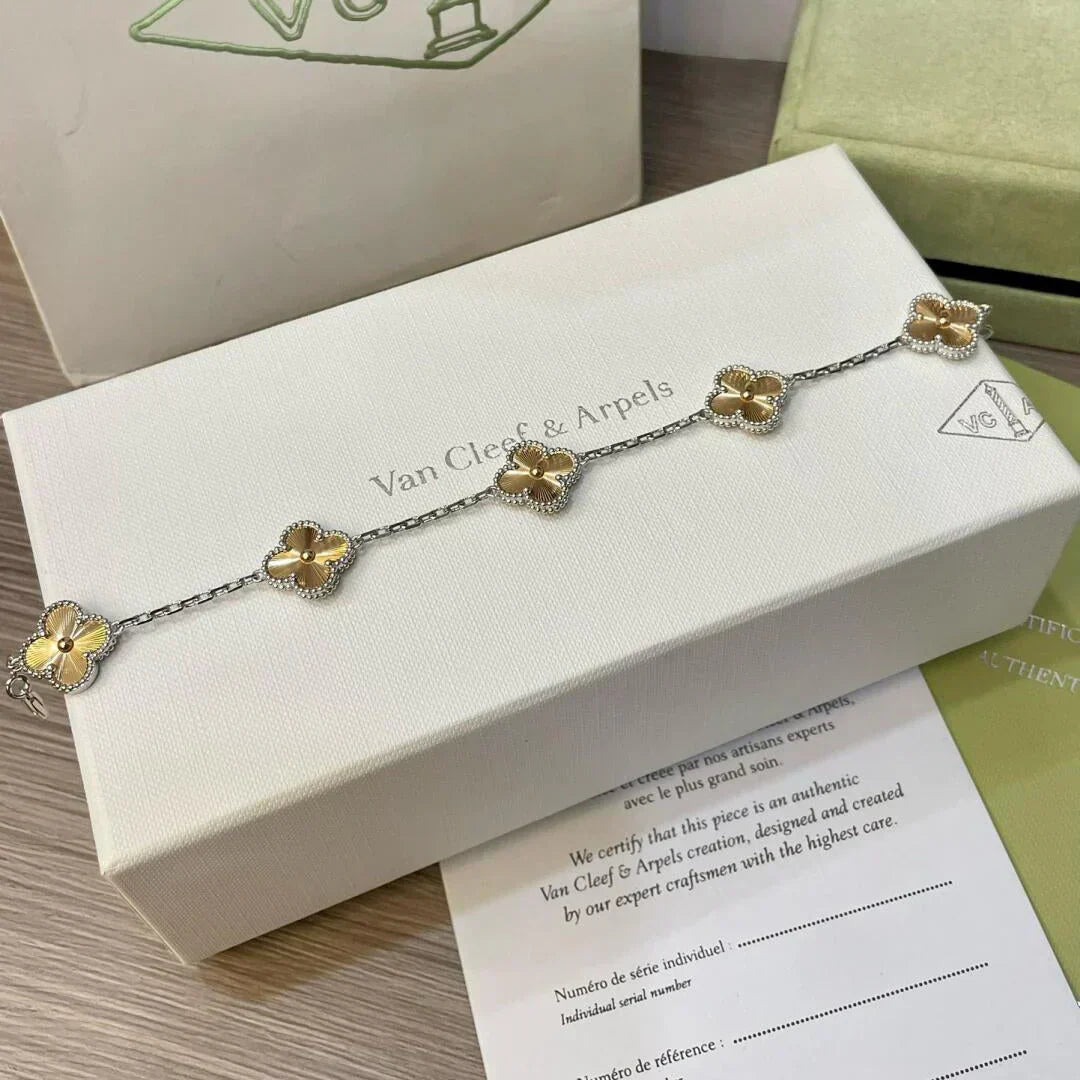 [Rose Tomorrow] CLOVER 5 MOTIF LASER BRACELET COLLECTION