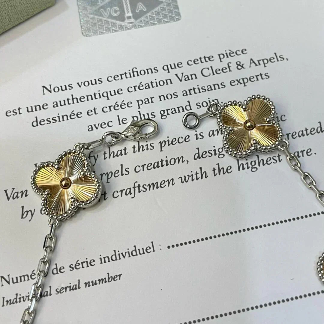 [Rose Tomorrow] CLOVER 5 MOTIF LASER BRACELET COLLECTION