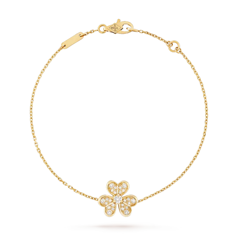 [Rose Tomorrow]FRIVOLE GOLD FLOWER DIAMOND BRACELET