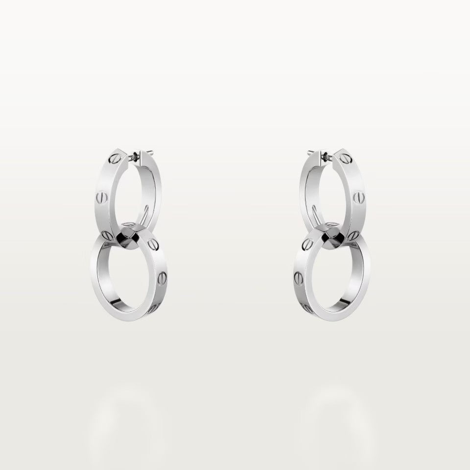 [Rose Tomorrow]LOVE 3.3MM DANGLE EARRINGS