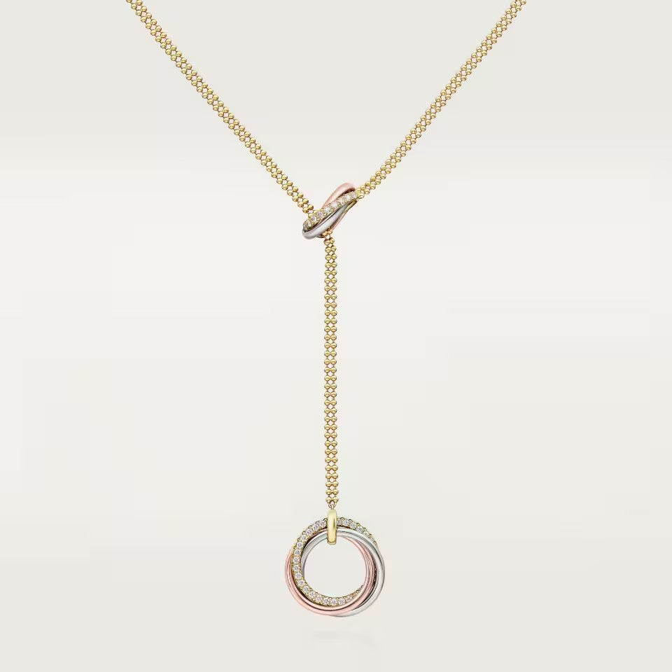 [Rose Tomorrow]TRINITY DIAMONDS NECKLACE
