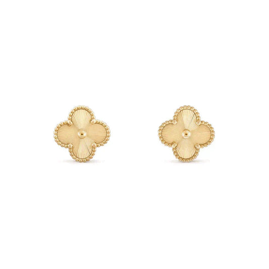 [Rose Tomorrow]CLOVER MEDIUM 1 MOTIFS LASER EARRINGS